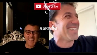 BOBO VIERI DEL PIERO E TOTTI in diretta su Instagram (integrale)