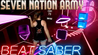 Beat Saber || Seven Nation Army - The White Stripes (Glitch Mob Remix) Expert+ || Mixed Reality