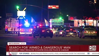 Suspect search underway following police shooting in Chandler
