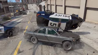 GTA 5 Car Crashes Compilation With Realistic Deformation Mod #21