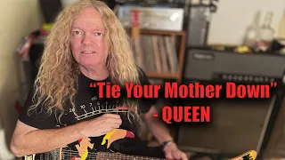 Queen - Tie Your Mother Down - How Brian May plays it