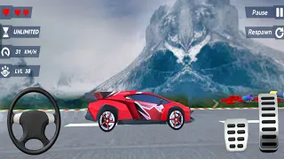 Mega Ramp Car Stunts Racing Impossible Tracks 3D part 9-  Android Gameplay