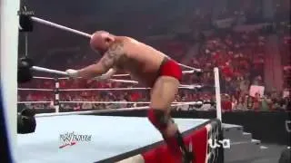 WWE Raw 11/06/2012 - Lord Tensai Attacks Sakamoto