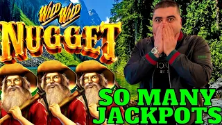 JACKPOTS After JACKPOTS On Wild Wild Nugget Slot Machine