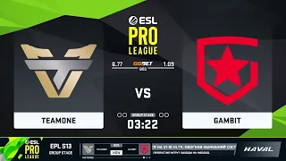 🔴  LIVE  TeamOne vs Gambit _ ESL Pro League Season 13