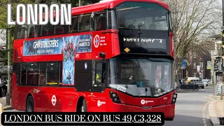 Neighborhood Gems: Discovering London’s Charm on Bus Routes 49, C3, 328