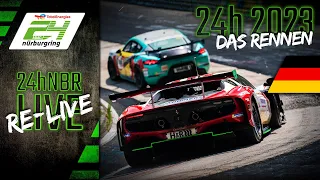 Ganzes Rennen | ADAC TotalEnergies 24h Nürburgring 2023 | Deutsch 🇩🇪