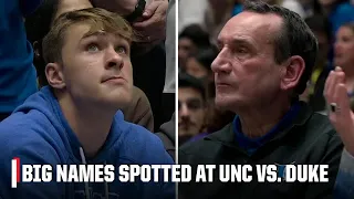 Coach K and Cooper Flagg at UNC vs. Duke | ESPN College Basketball