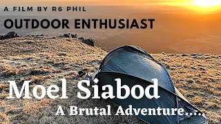 Moel Siabod a Brutal Wild Camp in Sub ZERO Temperatures | North Wales | Snugpak Scorpion 2