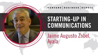 Ayala’s Jaime Augusto Zobel; Starting-up in Communications