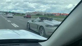 Porsche 718 Spyder spotted in Montreal