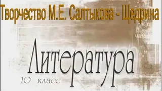 Творчество М.Е. Салтыкова - Щедрина. Литература 10 класс