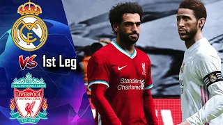 🔥 REAL MADRID vs LIVERPOOL (1st leg) ● PES 2021 Realism Mod - Champions League | Fujimarupes