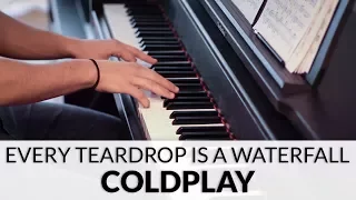 Every Teardrop Is A Waterfall - Coldplay | Piano Cover + Sheet Music