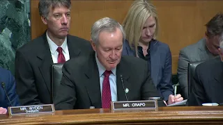 Crapo Opening Statement at Hearing on President’s FY 2025 Budget