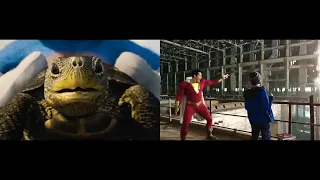 Sonic The Hedgehog (2020) And SHAZAM! (2019) Don’t Stop Me Now In The Both Scenes