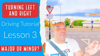 Driving Lesson - How to Turn Left and Right at Junctions