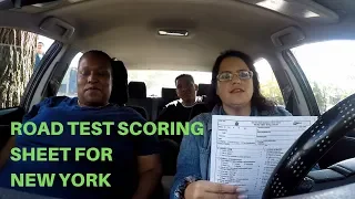 Road Test Scoring Sheet New York 2019 (Step by step guide)