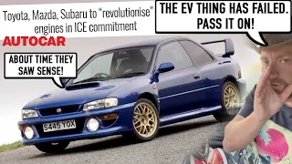 Did Toyota, Mazda and Subaru just ADMIT that PURE EV HAS FAILED?!