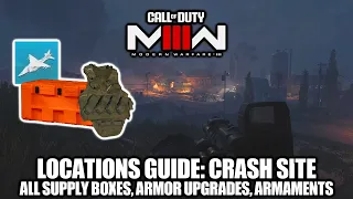 COD Modern Warfare 3 - Crash Site Locations (All Weapons, Items, Armor Upgrades, & Armaments)