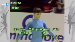 Florentina Butaru Ribbon Final World RG Championships Varna 1987