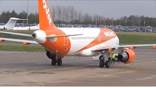 EasyJet Airbus A320 Push-Back at Luton Airport