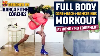 FAT BURN AND TONING | 30 min. AT HOME FULL BODY workout (Train like a player!)