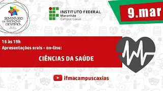 Apresentação de trabalhos - Ciências da Saúde