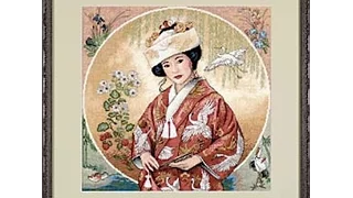 164 Вышивка крестом: покупка и обзор набора Dimensions Japanese Maiden