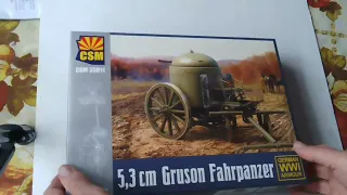 Каретка Шумана або 5.3 cm Gruson Fahrpanzer в 1/35