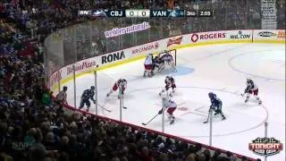 Canucks vs Blue Jackets Highlights 3/26/13