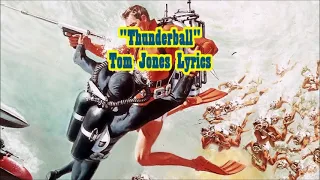 Tom Jones     Thunderball   +   lyrics