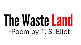 The Waste Land: Poem by T. S. Eliot in Hindi "The Burial of the Dead"