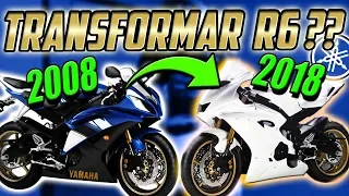 #02 TRANSFORMAR Yamaha R6 2008 A 2018** FUNCIONARA😱??? De la calle al circuito [Diego Grande]