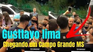 gusttavo lima chegando em Campo Grande MS - buteco do gusttavo lima em campo grande MS