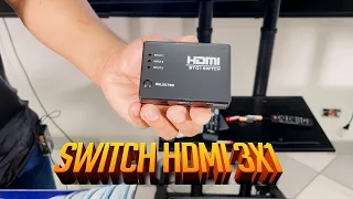 Explicando Switch 3x1 HDMI