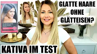 Glatte Haare ohne Glätteisen? | Mein Selbstexperiment mit KATIVA Xtreme Care! 🙈