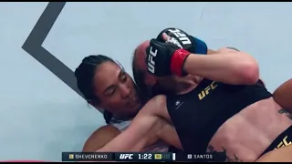 Taila Santos Taking Down & Controlling Valentina Shevchenko over and over