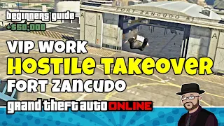 Fort Zancudo Hostile Takeover VIP in #gtaonline #gta5 #gtav Solo VIP $30,000+