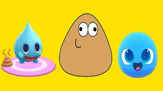 Pou y sus amigos. Hoy con Tamagotchi y Boo.