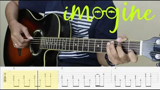 IMAGINE - John Lennon - Fingerstyle Guitar Tutorial TAB