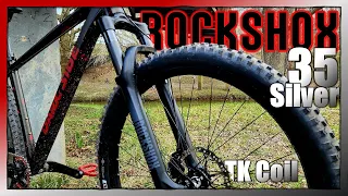 Rockshox 35 Silver TK Coil Trail Review #mtb #mtblife #trail #emtb #review #imo #pov #asmr