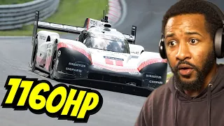 AMERICAN REACTS TO THE FASTEST LAP RECORD AT THE NURBURGRING BY PORSCHE 919 HYBRID EVO!