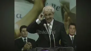 Partia Demokratike hap fushatën në Tiranë - (30 Gusht 2003)