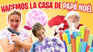 ¡DECORAMOS LA CASA de PAPÁ NOÉL en el JARDÍN!🎁🎄Ideas FÁCILES PARA DECORAR en navidad