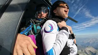 Tandem wingsuit par Skyvibration à Passy/Mont-Blanc
