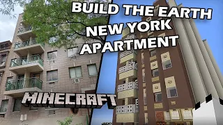 Minecraft Timelapse : Building New York 1:1 scale Pt.1 Apartment with restaurant!