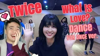 My reaction to What Is Love? Dance (FOR ONCE Ver.) by Twice