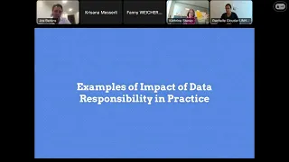 Webinar : Data Responsibility in Practice Examples of Impact in Humanitarian Operations