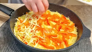 Better than pizza! Just grate 3 potatoes! Quick and easy recipe! asmr. Mrs Potato